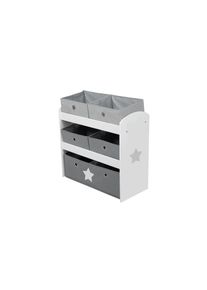 Roba, Roba Regal &raquo;Spielzeug- & Aufbewahrungsregal&laquo;, grau, B/H/T: 63,5 cm x 30 cm