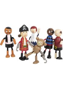 Small Foot, Anziehpuppe &raquo;Piraten Figuren&laquo;, bunt, Einheitsgr&ouml;&szlig;e, Anziehpuppe
