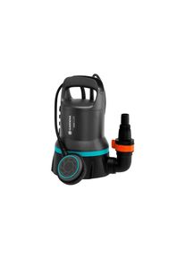 Gardena, Gardena Klarwasserpumpe &raquo;9000&laquo;, schwarz, Schl&auml;uchen mit einem Durchmesser von 25 mm (1") oder 38 mm (1 ?"), anschliessbar
