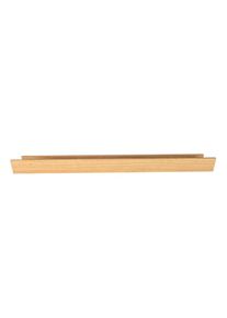 queence, queence Wandregal &raquo;Bilderleiste 2-teilig&laquo; Spar-Set, 2 Stk. tlg. Galerieboard Posterleiste f&uuml;r Bilder und Fotos, braun, Holzwerkstoff, B/H/T: 
