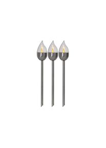 Parforce Traditional Hunting, Gartenleuchte &raquo;Trading Solar Olym&laquo;, silberfarben