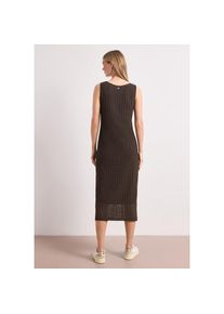 Street One, Unisex, Street One Midikleid Ohne Taschen mit V-Neck aus Spitze, espresso braun, 46, N-Gr, Kleid f&uuml;r Unisex von Street One