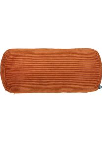 done., done. Nackenrolle &raquo;Zoom&laquo; Nackenrolle aus modernem Kordstoff, rust, Obermaterial: 92% Polyester, 8% Nylon, B/H/L: 25 cm x 25 cm x 50 cm