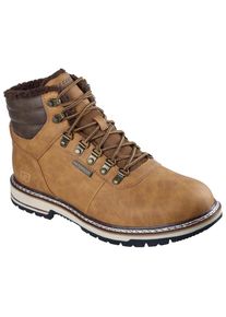 Skechers, Unisex, Winterstiefel &raquo;CORADO-MEMPHIS&laquo; Schn&uuml;rstiefel mit Warmfutter, hellbraun, 43, Im coolen Bergsteiger-Look mit wasserabweisender 