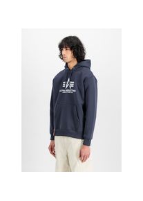 Alpha Industries, Unisex, Hoodie &raquo;Basic Hoodie BL&laquo;, navy, M, Brushed Fleece Stoff