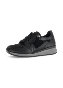 Gabor, Unisex, Keilsneaker &raquo;CAPRI&laquo; , Freizeitschuh, Halbschuh, Schn&uuml;rschuh in Extraweite K, schwarz, 35, Schn&uuml;rer f&uuml;r F&uuml;sse mit Hallux Valgus bestens 