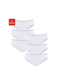 H.I.S. H.I.S, Unisex, Bikinislip 6er-Pack, aus elastischer Baumwoll-Qualit&auml;t, wei&szlig;, 48/50, H.I.S Bikinislips im 6er-Pack