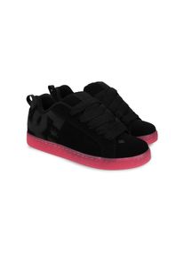DC Shoes, Unisex, DC Shoes Sneaker &raquo;Court Graffik&laquo;, schwarz, schwarz, pink, 11(43), Nubukleder- und/oder Lederobermaterial...