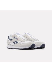Reebok CLASSIC, Unisex, Sneaker &raquo;CLASSIC LEATHER&laquo;, wei&szlig;, new grau 1, legacy blau, 37, Sportlicher Sneaker von Reebok CLASSIC mit Schn&uuml;rung