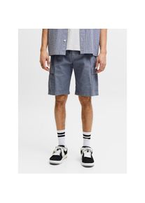 Jack & Jones Jack & Jones, Unisex, Cargoshorts &raquo;JPSTCOLE HUDSON BELTED CARGO SHORTS MID&laquo;, castlerock, L, N-Gr, Coole Cargo Short von jack & Jones