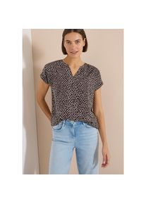 Cecil, Unisex, Kurzarmbluse Sommerbluse mit Allover-Print, braun cacao, XL (44), Tunika-Bluse f&uuml;r Unisex von Cecil