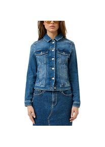 Qs, Unisex, QS Jackenblazer mit Knopfleiste und Stretch, blau, M (38), Jeansjacke von QS by. S.Oliver
