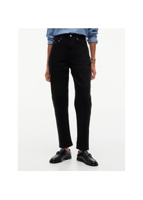 Tommy Jeans, Unisex, Mom-Jeans &raquo;90'S MOM HIGH TAPERED DI4187&laquo; Baumwollmischung, denim schwarz, 26, L&auml;nge 28, Mom-Jeans von Tommy Jeans