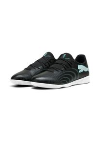 Puma, Unisex, Puma Fussballschuh &raquo;FUTURE 9 PLAY IT&laquo; f&uuml;r Halle und Strasse, Puma schwarz, intense mint, Puma wei&szlig;, 42,5, F&uuml;r Halle und Strasse geeignet