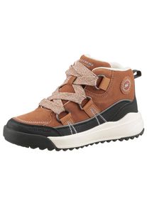 Skechers, Unisex, Schn&uuml;rboots &raquo;YANA&laquo; High Top Sneaker, Schn&uuml;rschuh mit auff&auml;lliger Schn&uuml;rung, braun, schwarz, 36, Skechers Boots mit wasserabweisender