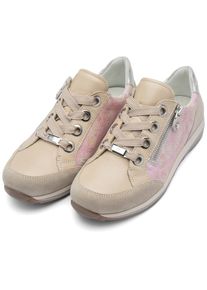 Ara, Unisex, Keilsneaker &raquo;OSAKA&laquo; , Freizeitschuh, Halbschuh, Schn&uuml;rer in Komfortweite H (= sehr weit), rosa kombiniert, 7 (41), Schn&uuml;rer mit 