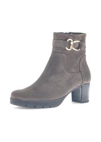 Gabor, Unisex, Stiefelette &raquo;St. Tropez&laquo; , Blockabsatz, Businessstiefelette mit Schmuckelement, taupe, 41, Elegante Stiefelette mit eleganter 