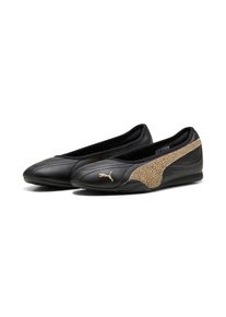 Puma, Unisex, Puma Sneaker &raquo;CATCH SOLEIL BALLERINA TOPCAT&laquo; mit Leo-Print, mit Schn&uuml;rung, mit profilierter Gummi-Laufsohle, Puma schwarz, toasted 