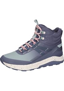Waldl&auml;ufer Waldl&auml;ufer, Unisex, Trekkingschuh &raquo;H-CHARLIE&laquo; Outdoorschuh, Schn&uuml;rboots in veganer Verarbeitung, H-Weite, dunkelblau, zartgr&uuml;n, 6 (39), Kn&ouml;chelhoher 