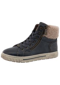 Mustang Shoes, Unisex, Winterboots &raquo;Janique&laquo; High Top Sneaker, Winterboots mit Warmfutter, navy, 40, F&uuml;r die kalte Jahreszeit!
