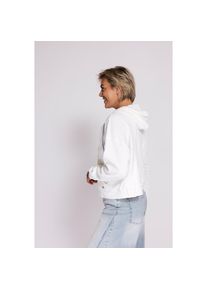 Zhrill, Unisex, Sweatblazer &raquo;RATANA&laquo; l&auml;ssiger Look, h&uuml;ftlange Schnittform, mit K&auml;ngurutasche, wei&szlig;, M, Sweatblazer von Zhrill bietet dir einen 