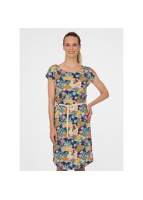 Ragwear, Unisex, Minikleid &raquo;LILITHE PRINT&laquo; aus Baumwollmischung, normale Passform, Kurzarm, midnight, L, N-Gr, Minikleid von Ragwear f&uuml;r einen 