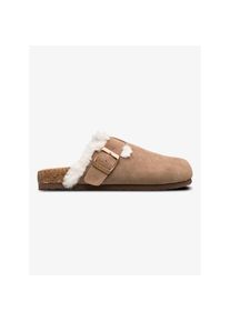Roxy, Unisex, Hausschuh &raquo;ZELIAH&laquo; gef&uuml;tterte Pantolette, taupe, 38, Trendiger Hausschuh von Roxy
