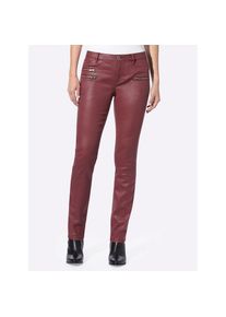 Heine, Unisex, Heine R&ouml;hrenhose, bordeaux, 17, Kurzgr&ouml;ssen, Figurbetonte R&ouml;hre