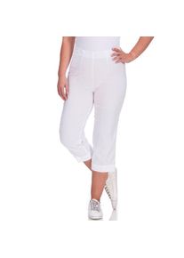 KjBRAND, Unisex, KjBRAND Caprihose &raquo;Susie Capri Wash & Go&laquo; Sommerhose b&uuml;gelfrei, wei&szlig;, 42, N-Gr, KjBRAND Hose Susie Capri - Wash&Go: b&uuml;gelfrei