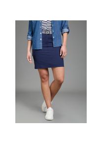 Kangaroos, Unisex, Kangaroos Cargorock mit G&uuml;rtel, kniefrei, aus Popeline, mit Eingrifftaschen, marine, 36, Cargorock in kniefreier L&auml;nge