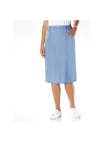 Classic Basics, Unisex, Jeansrock, blau, bleached, 56, schr&auml;ge Taschen