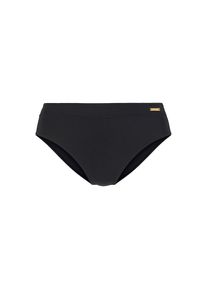 Lascana, Unisex, Lascana Highwaist-Bikini-Hose &raquo;Lolo&laquo; mit angesetztem B&uuml;ndchen, schwarz, 36, N-Gr, Modische Farben
