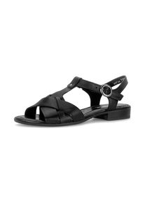 Gabor, Unisex, Riemchensandale &raquo;Rhodos&laquo; Blockabsatz, Sandalette mit verstellbarem Riemchen, G-Weite, schwarz, 40, Riemchensandale mit weichen Bandagen