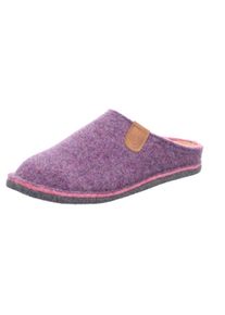Rohde, Unisex, Pantoffel &raquo;CALMYS N&deg;15&laquo; Clog, Hausschuh, Homeslipper, Filz in melierter Optik, lila, 39, Mit kleinem Label