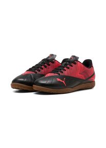 Puma, Unisex, Puma Fussballschuh &raquo;RAPID IT JR&laquo; f&uuml;r Halle und Strasse, f&uuml;r Jugendliche, Puma schwarz, ultra rot, 37,5, F&uuml;r Halle und Strasse geeignet