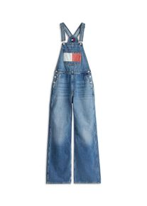 Tommy Jeans Latzjeans Damen Gr&ouml;&szlig;e XL blue denim / hellrot / wei&szlig;