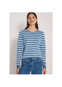 Cecil, Unisex, Rundhalspullover Bequemer Baumwollmix, easy blau, XXL (46), Pullover f&uuml;r Unisex von Cecil