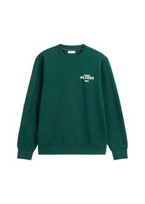 Tommy Hilfiger Sweatshirt '1985' Herren Gr&ouml;&szlig;e L smaragd / wei&szlig;