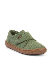 froddo, Unisex, froddo Hausschuh &raquo;BAREFOOT WOOLY&laquo; barfoot Klettschuh f&uuml;r zu Hause, Kindergartenschuh mit Wollfutter, gr&uuml;n, 32, Bequemer Barfuss 