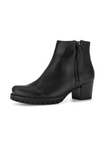 Gabor, Unisex, Stiefelette &raquo;ATHEN&laquo; , Blockabsatz, Ankleboots mit Zierreissverschluss, schwarz, 38,5, Stiefelette mit Innenreissverschluss f&uuml;r leichtes
