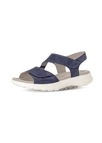 Rollingsoft, Unisex, rollingsoft Sandalette Keilabsatz, Riemchensandale in Komfortweite G (=weit), marine, 44, Sandale mit typischer rollingsoft-