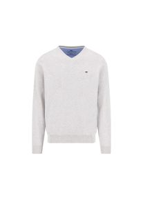 Fynch-Hatton, Unisex, Fynch-Hatton Strickpullover mit V-Ausschnitt, snow wei&szlig;, S, Langarmpullover von Fynch-Hatton