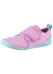 Superfit, Unisex, Hausschuh &raquo;VENTI WMS: Weit&laquo; Barfussschuh mit Klettverschluss, Gr&ouml;ssenschablone zum Download, fliederfarben einhorn, 32, Hausschuh 
