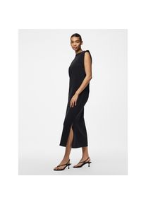 Pieces, Unisex, Pieces Maxikleid &raquo;PCCHILLI SUMMER SL ANK DRESS UB NOOS BC&laquo; Ohne Taschen mit seitlichen Schlitzen, schwarz, S, N-Gr, Kleid von Pieces