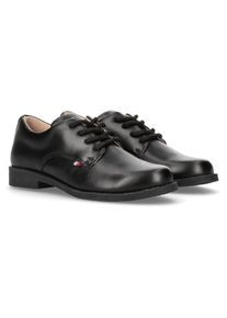 Tommy Hilfiger, Unisex, Schn&uuml;rschuh Konfirmationsschuh, Kommunionsschuh, Anzugschuh mit Lederfutter, schwarz, 37, Eleganter Schn&uuml;rschuh von Tommy 
