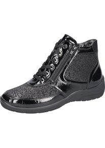 Waldl&auml;ufer Waldl&auml;ufer, Unisex, Schn&uuml;rboots &raquo;HESNA-Soft&laquo; , Bequemschuh, High Top Sneaker in Komfortweite H (=sehr weit), schwarz, 7 (40,5), Schn&uuml;rboots mit 