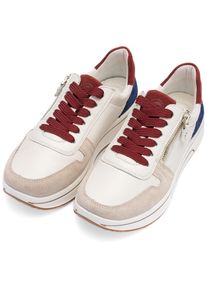 Ara, Unisex, Plateausneaker &raquo;SAPPORO 3.0&laquo; Freizeitschuh, Halbschuh, Schn&uuml;rer mit High Soft-Ausstattung, H-Weite, creme kombiniert, 8,5 (42,5), Sneaker