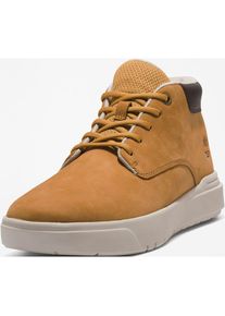 Timberland, Unisex, Schn&uuml;rboots &raquo;SENECA BAY - MID LACE SNEAKER&laquo; Winterstiefel, Schn&uuml;rstiefel, Winterschuhe, wheat, 44,5, Sportlicher Stil f&uuml;r passende