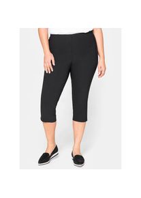 sheego, Unisex, 3/4-Hose, schwarz, 58, Normalgr&ouml;ssen