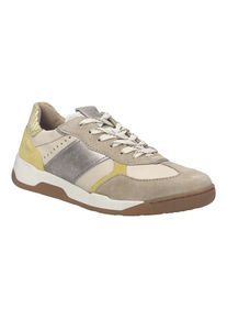 Josef Seibel, Unisex, Keilsneaker &raquo;Arleen 01&laquo; Freizeitschuh, Halbschuh, Schn&uuml;rer, Kontrastbesatz, G-Weite, natur kombiniert, 39, Bequemer Schn&uuml;rer mit